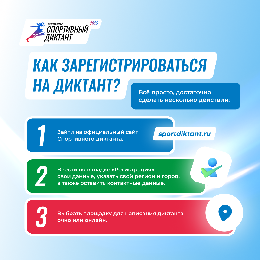 Спортивный диктант!