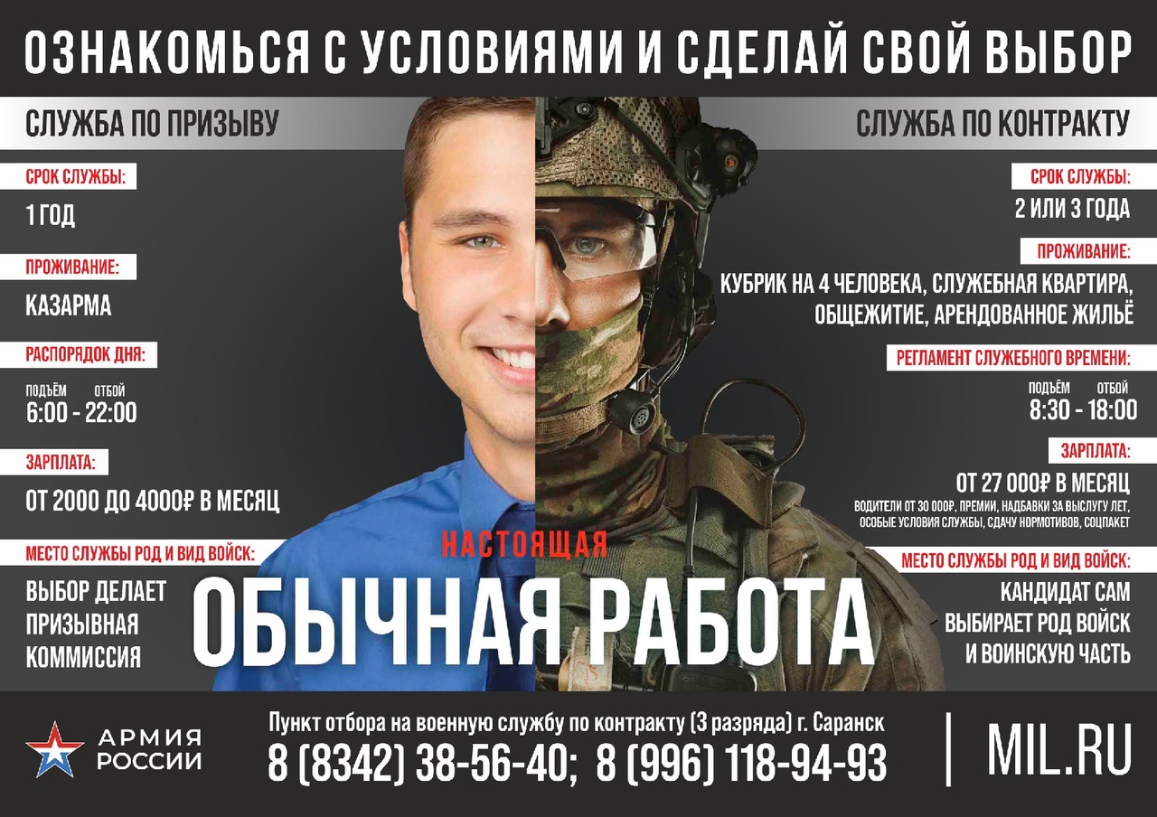 Военная служба по контракту