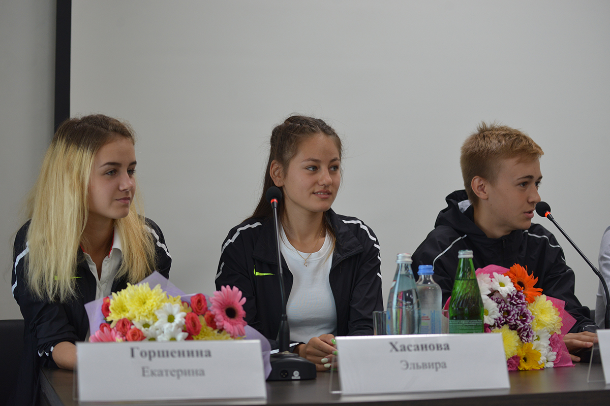 Пресс-конференция призеров юношеского чемпионата мира и «молодежной» Европы